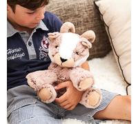 Peluche bouillotte chamois marron TU