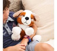 Peluche Bouillotte Chien Berger Blanc TU