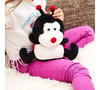 Peluche Bouillotte Coccinelle Rouge TU