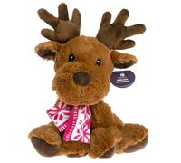 Pelucho - Peluche Bouillotte Déhoussable - Bien-Être, Chaleur et Douceur - Micro-Ondable - Grains de Blé et Fleurs de Lavande - Fabriquée en France - Elan hiver
