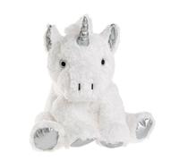 Pelucho - Peluche Bouillotte Déhoussable - Bien-Être, Chaleur et Douceur - Micro-Ondable - Grains de Blé et Fleurs de Lavande - Fabriquée en France - Licorne