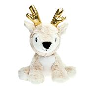 Pelucho - Bouillotte Peluche Faon rose - Bien-Être, Chaleur et Douceur - Micro-Ondable - Grains de Blé et Fleurs de Lavande - Fabriquée en France