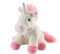 Peluche bouillotte licorne junior blanc TU