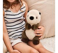 Pelucho - Bouillotte Peluche Loutre - Bien-Être, Chaleur et Douceur - Micro-Ondable - Grains de Blé et Fleurs de Lavande - Fabriquée en France