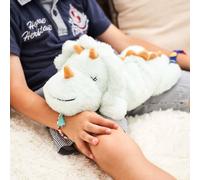 Pelucho - Bouillotte Peluche Triceratops - Bien-Être, Chaleur et Douceur - Micro-Ondable - Grains de Blé et Fleurs de Lavande - Fabriquée en France