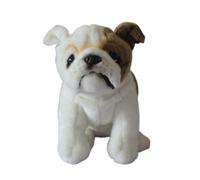 Peluche Bouledogue Britannique simulée, Animal Chien froissé, Jouet Doux et Mignon, Cadeaux d'accompagnement for la décoration de la Maison