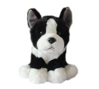 Peluche Bouledogue de Simulation, Chiot Terrier, Jouet Doux et Mignon, Compagnon, Cadeau, Ornement de Maison
