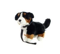 Peluche Bouvier bernois avec laisse 26 cm