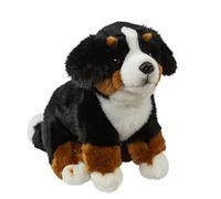 Peluche bouvier bernois chiot debout 25 cm