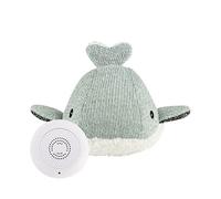 Peluche bruit blanc Moby la baleine verte - FLOW AMSTERDAM