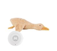 Peluche bruits blancs rechargeable Liva l'oie marron