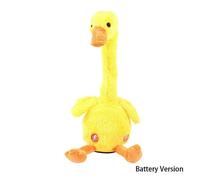 Peluche Cactus Dansant, 120 Chansons, Jouet Interactif Chantant et Dansant pour Enfants, Cadeau Parfait pour les Anniversaires et les Vacances Version Batterie Petit Canard Jaune A