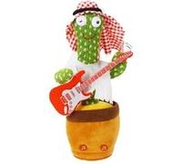 Peluche cactus Électronique avec chanson Dansant Vert/Jaune 35cm(style#3) Jaune G