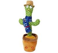 Peluche cactus Électronique avec chanson Dansant Vert/Jaune 35cm(style#5) G