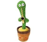 Peluche cactus Électronique avec chanson Dansant Vert/Jaune 35cm(style#6) Jaune G
