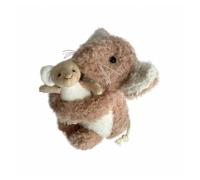 Peluche camelia la souris avec son bebe
