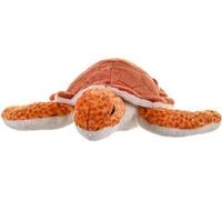 Peluche Caouanne Tortue De Mer De 30 Cm Marron Blanc