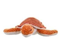 Peluche Caouanne Tortue De Mer De 30 Cm Marron Blanc