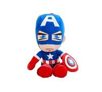 Peluche Captain America 25 cm - Bleu