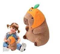 Peluche Capybara | Grenouille Mignon De Style Dessin Animé | Poupée Douce Et Mignon Animal En Peluche De Style Cartoon,Pour Bureau Maison Canapé Salon Anniversaire Enfants Passionnés Fan Ami