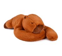 Doudou et Compagnie – Peluche capybara – Lesté marron 50 cm