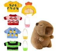 Peluche Capybara mignonne, animale réaliste, coussin d'intérieur, cadeau de rentrée des classes, anniversaire, Noël, bébé fille