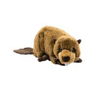 Peluche castor LivingActive 25 cm - peluche au corps tout doux