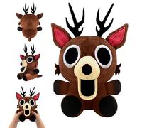 Peluche Cerf 99 Nuits dans la Forêt Cerf en Peluche du Jeu Vidéo 99 Nights in the Forest Doux et Câlin Cadeau Convient aux enfants garçons et filles Idéal pour Enfants Garçons et Filles Anniversaire