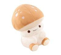 Peluche champignon - Poupée amusante et douce de 13,7 pouces | Oreiller en peluche avec jouets en champignons farcis, idée cadeau champignons en peluche, oreiller en peluche pour