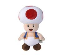 Peluche Champignons Toad 18 Cm - Set Doudou Super Mario Classique Enfant + 1 Carte Offerte