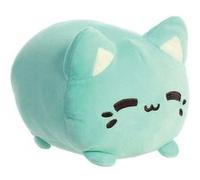 Peluche Chat 18cm Modèle Meowchi Style Kawaii Tasty Peach Vert Menthe G