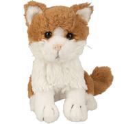 Peluche Chat 60823 Marron Clair Et Blanc