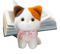Peluche chat - Adorable dessin animé doux avec sonnette - Chat adorable en peluches, pour , filles, garçons, femmes, adultes, amoureux des animaux, Noël, anniversaire, Pâques, collection Casa
