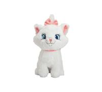 Peluche Chat Blanc Marie 33 Cm - Set Doudou Enfant Aristochats + Carte animal