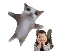 Peluche chat de 11,8 pouces avec son | Animal en peluche en peluche de chat mignon | Son de chat heureux, chat en peluche moelleux interactif intéressant, décoration d'oreiller de canapé