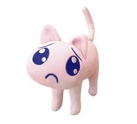 Peluche Chat - Doudou Chat - Jouet Realiste Aux Yeux Doux pour Decoration Chambre Canapé Jeu Intérieur Siège Auto Nuit Anniversaire Sommeil
