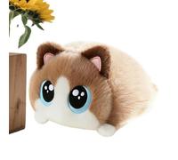Peluche Chat Doudou doudou à grands yeux, jouet doux à presser, objet de | Doudou Tout Doux et Moelleux pour Canapé Sofa Divan Lit Salon Salle de Séjour Maison Dortoir Chambre Fête