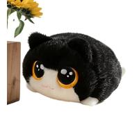 Peluche Chat Doudou Doudou Décoratif à Grands Yeux Design, Douce à Presser | Doudou Tout Doux et Moelleux pour dortoir, canapé, sofa, lit, salon, séjour, maison, fête d'anniversaire