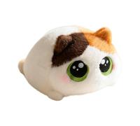 Peluche Chat Doudou en Peluche Décorative à Gros Yeux Design Douce à | Doudou Tout Doux et Moelleux pour Canapé Sofa Divan Lit Salon Salle de Séjour Maison Dortoir Chambre Fête