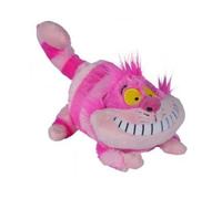Peluche Chat du Cheshire 27 cm Rose Raye - pour Disney Collection - Alice au Pays des Merveilles - Set Doudou et Carte Animal