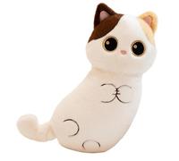 Peluche Chat En Peluche - 53 X 27 X 6 Cm, Décoration Douce Et Réaliste, Chat Réaliste, Animal En Peluchee Doux Kawaii, Dessin Animé Géant, Chats Siamois Noirs Pour La Maison, La Chambre À Coucher, Le