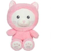 Peluche Chat Hoody Pets - GIPSY TOYS - Rose, 24 cm