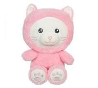 Peluche Chat Hoody Pets - GIPSY TOYS - Rose, 24 cm