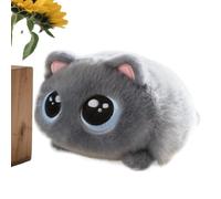 Peluche Chat Jouet doux et mignon à presser avec un design à grands yeux | Doudou Tout Doux et Moelleux pour Canapé Sofa Divan Lit Salon Salle de Séjour Maison Dortoir Chambre Fête