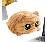 Peluche Chat Jouet Souple et Mignon en Peluche à Presser, avec un Design à | Câlins pour Canapé Sofa Divan Lit Salon Salle de Séjour Maison Dortoir Chambre Fête