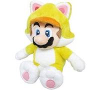 Nintendo Peluche Super Mario Bros Cat Mario 3D World 22 cm Officielle Sanei – import anglais