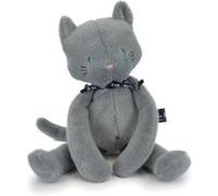 Peluche Chat Meloe - 37 cm Bleu Gris MA0261 Noir G
