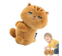 Peluche Chat Peluche | Mignon Chat en Peluche Animaux en Peluche Chat - Compatibilité Polyvalente Clip en Peluche pour Chat Multifonctionnel, Pendentif Chat en Peluche pour, Anniversaire, f