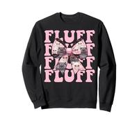 Peluche Chat Persan Fille Chat Maman Rose Coquette Noeud Sweatshirt