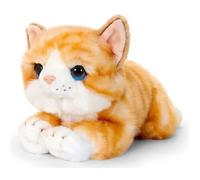 Peluche chat roux Keel Toys couché 32 cm